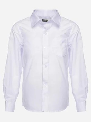 Zdjęcie produktu Biała Koszula Slim Fit z guzikami i Kieszonką Orapia