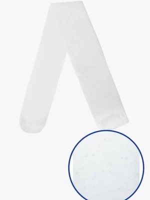 Zdjęcie produktu Białe cienkie rajstopy dla dziewczynki - 5.10.15.