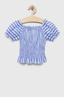 Zdjęcie produktu Birba&Trybeyond bluzka bawełniana dziecięca kolor niebieski wzorzysta