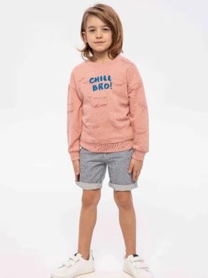 Zdjęcie produktu Bluza dla chłopca nierozpinana różowa- Chill bro! Minoti