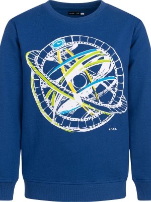 Zdjęcie produktu Bluza dla chłopca z satelitą, niebieska 3-8 lat Endo