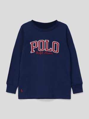Zdjęcie produktu Bluzka z długim rękawem z wyhaftowanym logo Polo Ralph Lauren Kids
