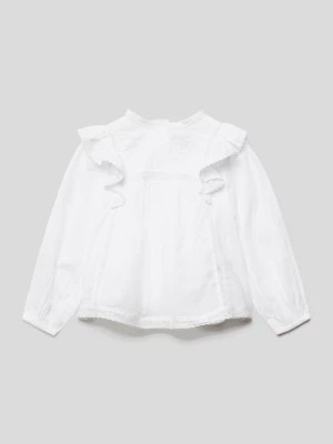 Zdjęcie produktu Bluzka z koronkowym obszyciem model ‘PRTY WHT’ Polo Ralph Lauren Kids