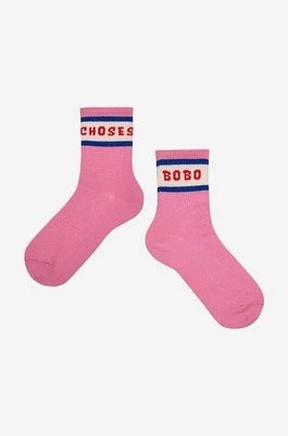 Zdjęcie produktu Bobo Choses skarpetki dziecięce kolor różowy