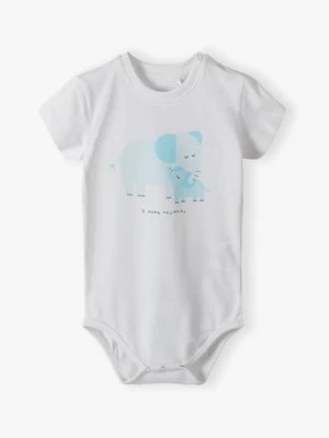 Zdjęcie produktu Body niemowlęce z krótkim rękawem - Z mamą najlepiej - 5.10.15.