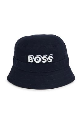 Zdjęcie produktu BOSS kapelusz bawełniany dziecięcy kolor granatowy bawełniany Boss