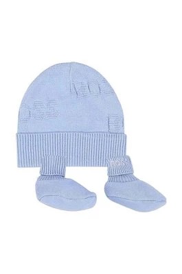 Zdjęcie produktu BOSS komplet bawełniany niemowlęcy kolor niebieski Boss