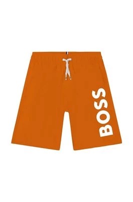 Zdjęcie produktu BOSS szorty kąpielowe dziecięce kolor pomarańczowy Boss