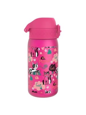 Zdjęcie produktu Butelka na wodę ION8 BPA Free Cats 350ml - różowa
