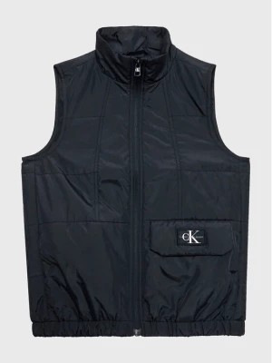 Zdjęcie produktu Calvin Klein Jeans Kamizelka Badge Vest IB0IB01655 Czarny Regular Fit
