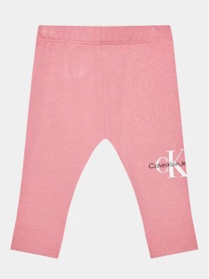 Zdjęcie produktu Calvin Klein Jeans Legginsy Monogram IN0IN00081 Różowy Slim Fit