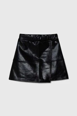 Zdjęcie produktu Calvin Klein Jeans spódnica dziecięca kolor czarny mini rozkloszowana