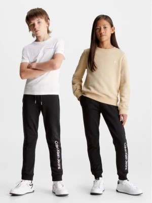 Zdjęcie produktu Calvin Klein Jeans Spodnie dresowe Logo IU0IU00604 Czarny Regular Fit