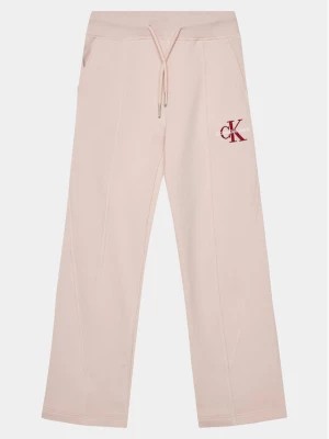 Zdjęcie produktu Calvin Klein Jeans Spodnie dresowe Monogram IG0IG02448 Różowy Relaxed Fit