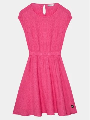 Zdjęcie produktu Calvin Klein Jeans Sukienka codzienna IG0IG02484 Różowy Regular Fit