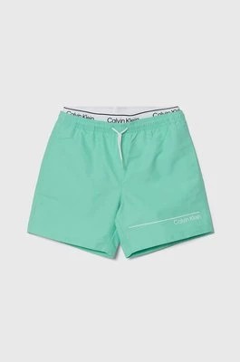 Zdjęcie produktu Calvin Klein Jeans szorty kąpielowe dziecięce kolor zielony