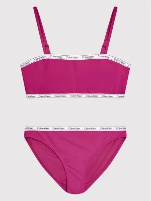 Zdjęcie produktu Calvin Klein Swimwear Strój kąpielowy Logo Tape KY0KY00016 Różowy