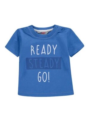 Zdjęcie produktu Chłopięca niemowlęca bluzka z krótkim rękawem niebieska Kanz