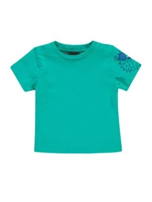 Zdjęcie produktu Chłopięca niemowlęca bluzka z krótkim rękawem zielona Kanz