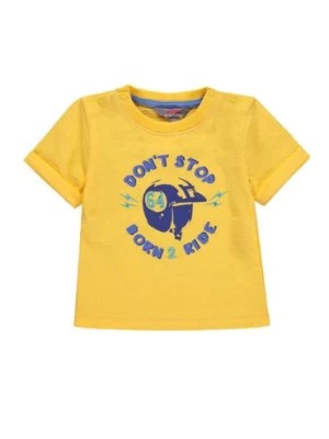 Zdjęcie produktu Chłopięca niemowlęca bluzka z krótkim rękawem żółta Kanz