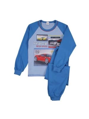Zdjęcie produktu Chłopięca piżama niebieska z samochodem wyścigowym TUP TUP