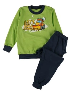 Zdjęcie produktu Chłopięca zielona piżama z nadrukiem Tup Tup TUP TUP