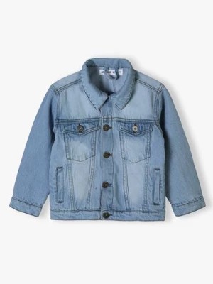 Zdjęcie produktu Ciemnoniebieska kurtka jeansowa dla chłopca Minoti