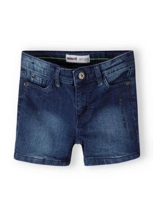 Zdjęcie produktu Ciemnoniebieskie szorty jeansowe dla chłopca Minoti