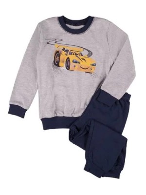 Zdjęcie produktu Ciepła chłopięca piżama szaro-granatowa Tup Tup- auto wyścigowe TUP TUP