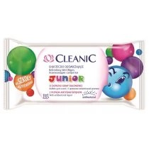 Zdjęcie produktu Cleanic Junior Refresing Wet Wipes chusteczki odświeżające dla dzieci Guma Balonowa 15 szt.