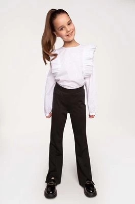 Zdjęcie produktu Coccodrillo bluzka bawełniana dziecięca kolor biały gładka