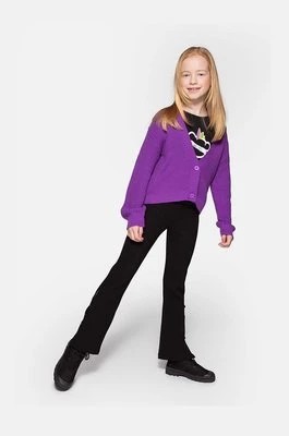 Zdjęcie produktu Coccodrillo legginsy dziecięce kolor czarny gładkie