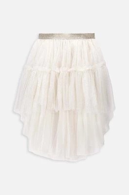 Zdjęcie produktu Coccodrillo spódnica dziecięca kolor beżowy midi rozkloszowana