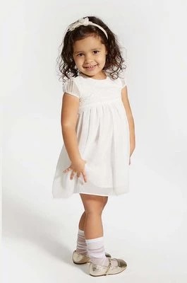 Zdjęcie produktu Coccodrillo sukienka niemowlęca kolor biały mini prosta