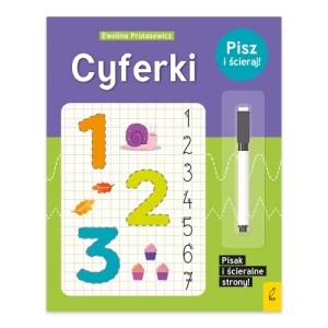 Zdjęcie produktu Cyferki. Pisz i ścieraj! Wilga