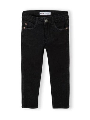 Zdjęcie produktu Czarne spodnie jeansowe dla chłopca Minoti