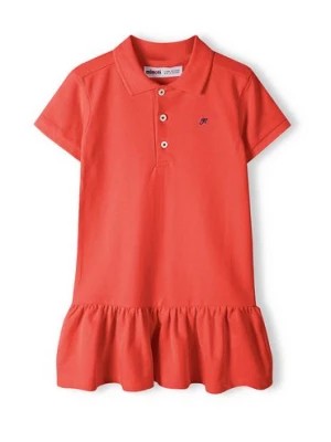 Zdjęcie produktu Czerwona sukienka polo z krókim rękawem dla niemowlaka Minoti