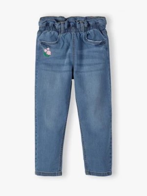 Zdjęcie produktu Denimowe spodnie dla dziewczynki - niebieskie 5.10.15.