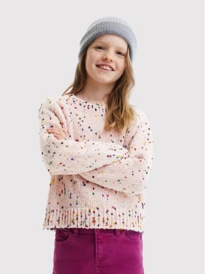 Zdjęcie produktu Desigual Sweter Alaska 22WGJF02 Różowy Regular Fit