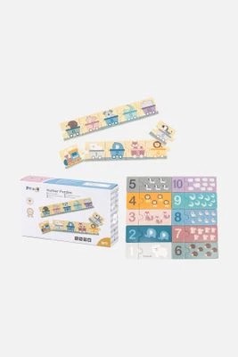 Zdjęcie produktu Drewniane Puzzle Cyferki VIGA TOYS
