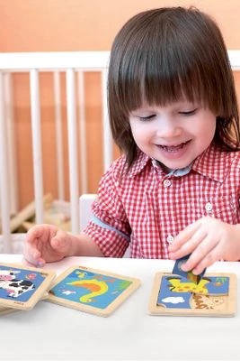 Zdjęcie produktu Drewniane Puzzle Żyrafa VIGA TOYS