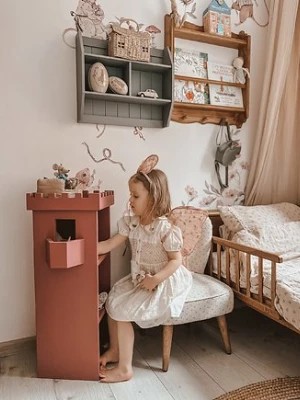 Zdjęcie produktu Drewniany regał zamek / domek dla lalek Little Wood Bunny