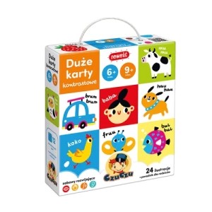 Zdjęcie produktu Duże karty kontrastowe 6 mies.+ 9 mies.