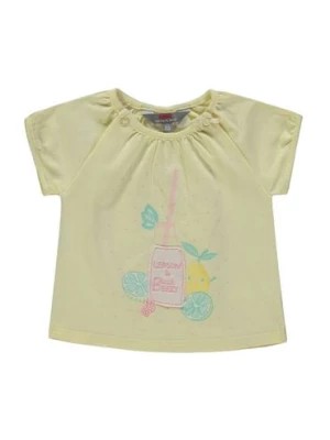 Zdjęcie produktu Dziewczęca bluzka z krótkim rękawem żółta Kanz