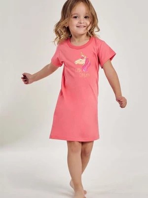 Zdjęcie produktu Dziewczęca koszula nocna różowa Mila Taro z jednorożcem