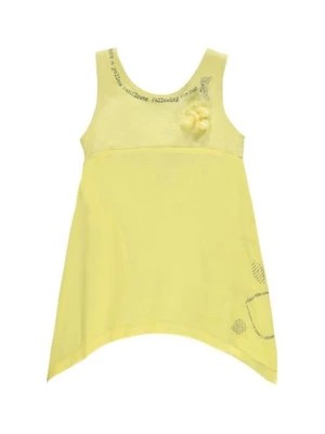 Zdjęcie produktu Dziewczęca tunika na ramiączka żółta Kanz