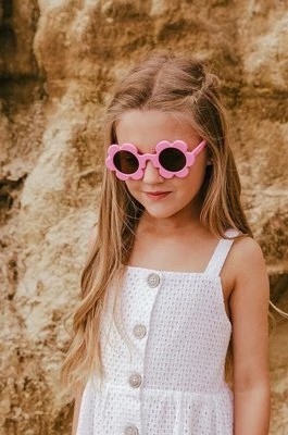 Zdjęcie produktu Elle Porte okulary przeciwsłoneczne dziecięce Bellis kolor różowy