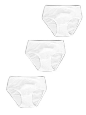 Zdjęcie produktu Figi majtki dla dziewczynki gładkie białe Yoclub 3-pak
