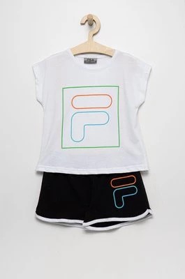 Zdjęcie produktu Fila piżama dziecięca kolor biały z nadrukiem