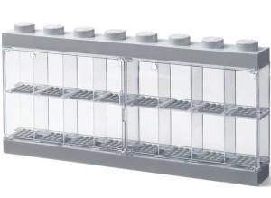 Zdjęcie produktu Gablotka Lego na 16 figurek szary